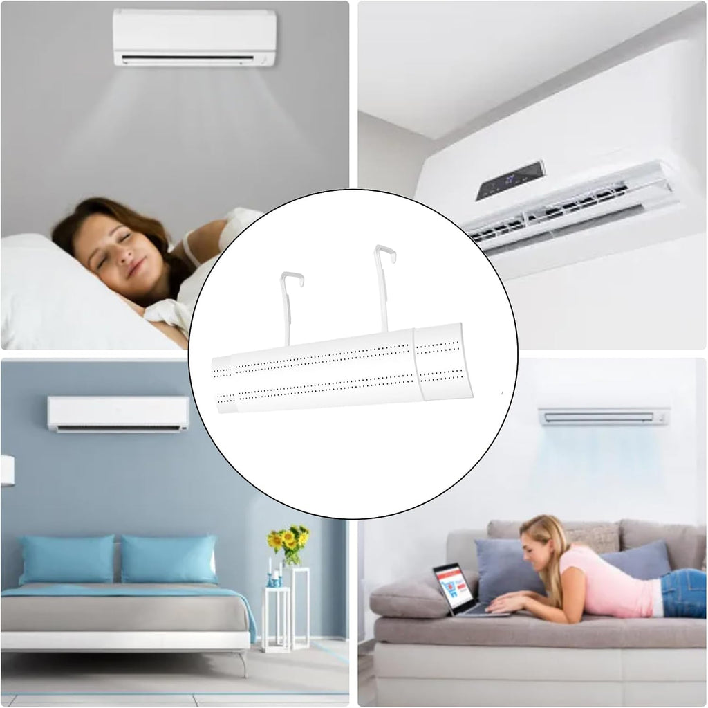  Déflecteur De Climatisation,Déflecteur D'Air Réglable Multi-Position | Coupe-Vent Rétractable Murale Pour Chambre Maison Bureau Temps Chaud