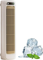  Ventilateur De Climatiseur Portable, Ace De Refroidissement Amélioré 2026 Avec 3 Vitesses Et écran Tactile LED, Refroidisseur D'air Rechargeable Silencieux Pour Chambre, Bureau Et Cuisine, Beige