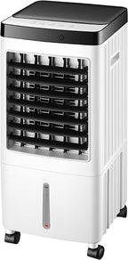 Climatiseur Portable 10L Déshumidificateur De Ventilateur De Refroidissement Sans Tuyau Avec 3 Vitesses Et Minuterie Pour Le Bureau à Domicile, Refroidisseur Sans Vent Sans énergie Conception Compacte