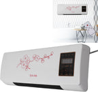  YUYTE Climatiseur Chauffant, Prise UE Polyvalente 220 V Portable à Faible Bruit Mural Refroidisseur D'air Avec Télécommande Pour Maison Salle De Bain Chambre Salon