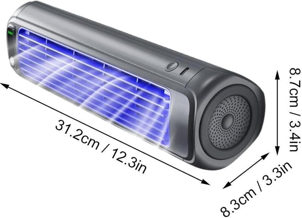  Ventilateur De Climatiseur Portable, Ace De Refroidissement Amélioré 2026 Avec 3 Vitesses Et écran Tactile LED, Refroidisseur D'air Rechargeable Silencieux Pour Chambre, Bureau Et Cuisine, Beige