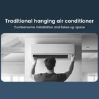  Ventilateur Rafraîchisseur D'Air Pour Pièce | Ventilateur Rafraîchisseur D'Air | Appareil De Ventilation Trois Vitesses Avec Chargeur Sans Fil Pour Maison Chambre Camping Car Salle De Bain