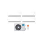 Ensemble Climatiseur Reversible Quari-split 2kw + 2kw + 2 Kw + 2kw Mural Connecté Breezeless E - Midea