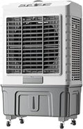  Ventilateur De Refroidisseur D'air Évaporatif Commercial, Humidificateur Industriel, Climatiseur 3 En 1, Grand Réservoir D'eau De 55 L, Refroidisseur Domestique, Moteur Puissant Pour Un Refroidiss
