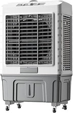  Ventilateur De Refroidisseur D'air Évaporatif Commercial, Humidificateur Industriel, Climatiseur 3 En 1, Grand Réservoir D'eau De 55 L, Refroidisseur Domestique, Moteur Puissant Pour Un Refroidiss
