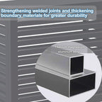GENERIC Housse De Protection Pour Climatiseur Extérieur – Grille De Protection En Aluminium Composite Pour Climatisation Et Pompe à Chaleur – Convient Aux Unités De Jardin Et Balcon (110 X 60 X 80 Cm)