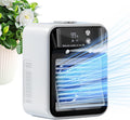 Climatiseur D'air Portable | Mini Rafraîchisseur Personnel 2 Vitesses,Réservoir D'eau 500 Ml Pour Maison Bureau Extérieur,Idéal