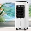 GENERIC Refroidisseur D'air évaporatif 9L 3-en-1 Avec Télécommande, 3 Vitesses Et Minuterie 8H, Humidificateur De Ventilateur De Glace Portable Pour Bureau De Chambre à Coucher, Expérience De Refroidissement