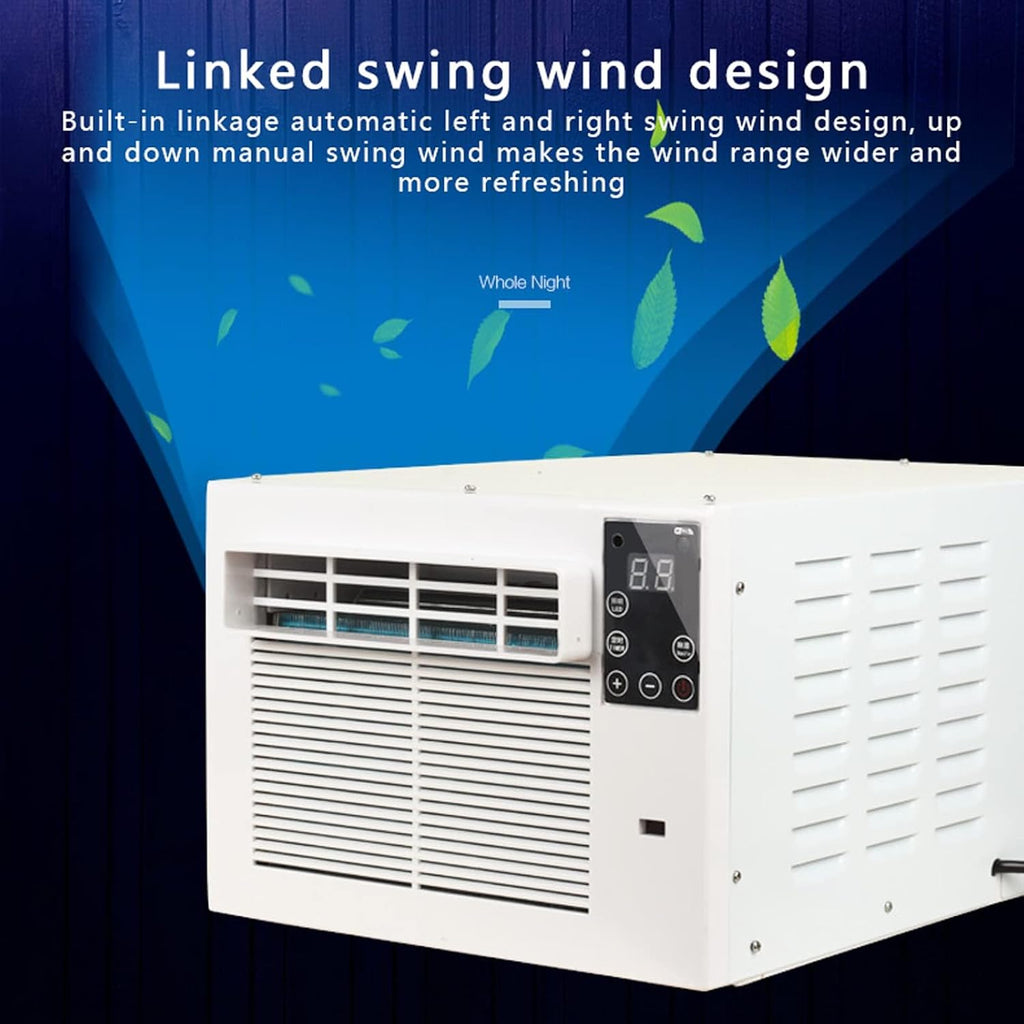  Climatiseur Portable 280W Avec Refroidissement Par Compresseur, Unité De Climatisation Ultra Silencieuse 38dB Mini Pour La Chambre à Coucher, Le Dortoir, Le Logement De Location, L'efficacité énergéti