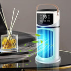  Portable Air Conditioner - Desk Air Conditioner Fan | Desk Cooling AirConditioner Fan | Purifying Machine With LED Light, 9-Speed Cooler For Studying, Sleeping, Meeting