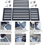  Housse De Protection De Qualité Supérieure Pour Climatiseur – Protection Antivol Contre Les Intempéries – Clôture Décorative Pour Unités Extérieures – Housse Universelle Pour Climatiseurs