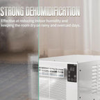 GENERIC Climatiseur Portable – Unité Mini Climatiseur 3-en-1 à Refroidissement Rapide Avec Ventilateur Et Déshumidificateur, Climatiseur Compact Sans Installation Pour Chambre, Cuisine, Bureau à Domicile