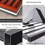 GENERIC Housse De Protection Antivol Pour Climatiseur D'extérieur En Aluminium Robuste - Réduction Du Bruit - Clôture Résistante Aux Intempéries Pour Unité De Climatisation Extérieure