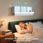  Deflecteur Climatisation Universale, Déflecteur D'aria Regolabile E Portatile, Deflecteur Climatisation Murale Pour Maison/Bureau âgés, Néonats, Femmes En Gestation (Blanc)