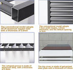 GENERIC Housse De Protection En Aluminium Pour Climatiseur – Protection Pour Unité Extérieure – Housse De Condensateur Résistante Aux Intempéries Pour Dissimuler Le Matériau Des Unités AC Pour Une Utilisation