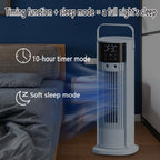 GENERIC Ventilateur De Refroidisseur D'air Portable 180 évaporatif Oscillant Avec Humidificateur De Brime à Télécommande Pour La Chambre Bureau Chambre Silencieuse 3 Vitesses Économie D'énergie Conception Com