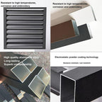 GENERIC Housse De Protection Imperméable En Aluminium Pour Climatiseur - Mini Pompe à Chaleur Fendue - Protection Contre La Pluie - Résistante Aux UV Et Aux Intempéries