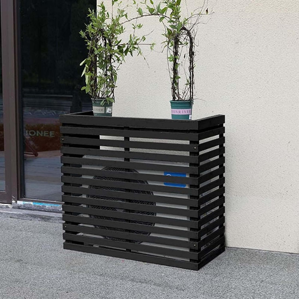  Housse Pour Unité De Climatisation Extérieure – Volets Décoratifs Résistants Aux Intempéries Pour Climatiseurs Centraux – Dissimulez élégamment Votre Unité De Climatisation Extérieure Avec Protection