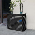  Housse Pour Unité De Climatisation Extérieure – Volets Décoratifs Résistants Aux Intempéries Pour Climatiseurs Centraux – Dissimulez élégamment Votre Unité De Climatisation Extérieure Avec Protection