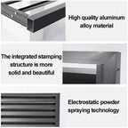 GENERIC Housse En Aluminium Pour Climatiseur Et Clôture De Confidentialité Décorative – Grilles De Protection Extérieures Pour CVC Et Pompes à Chaleur, Poubelle – Design Résistant Aux Intempéries