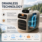  Climatiseur Portable 5200 BTU Pour Chambre Etudiant - Climatisation Mobile Réversible Chaud/Froid 4-en-1 - Audio Bluetooth Intégré Pour Studio, Tente, Camping-Car, Petit Espace