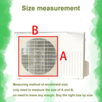  Grille De Protection Pour Grille D'aération Pour Climatiseur, Unité Extérieure – Persiennes Anti-soufflage Direct, Housse De Guidage Du Vent