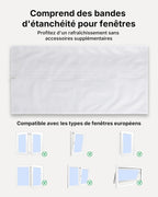  Climatiseur Mobile 7000 BTU, 3-en-1 Écoénergétique Climatiseur Portable, Kit Fenêtre Inclus, Contrôle Via Application/Télécommande, Silencieux <48 DB, Minuterie 24 H, Idéal Pour Pièces Jusqu’à 20 M²
