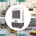 GENERIC Refroidisseur D'air Portable De Climatisation Industriel, 4 Roues, Réservoir D'eau 30L, 3 En 1 Climatiseur Mobile, Ventilateur De Refroidissement Et Déshumidificateur Pour La Maison/Bureau (Grand)
