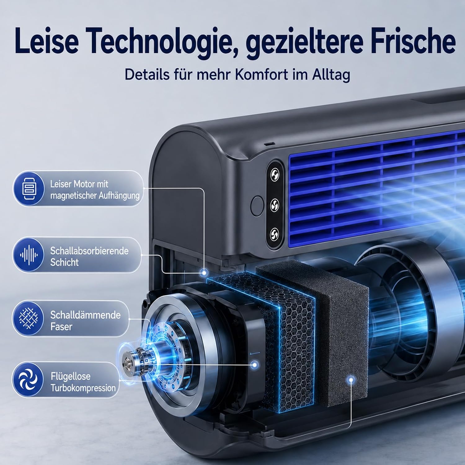  Coldeez Cooling Ace, Cooldeez Cooling Ace, Trois Vitesses De Réglage, Fixation Murale Sans Perçage, Idéal Pour La Maison Et Les Voyages