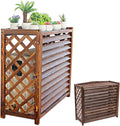  Stores Extérieurs En Coquillage Pour Jardinière, Protection De Climatisation Extérieure, Clôture De Confidentialité, Support De Climatiseur Résistant Aux Intempéries, Pour Se Cacher à L'extérieur