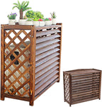  Stores Extérieurs En Coquillage Pour Jardinière, Protection De Climatisation Extérieure, Clôture De Confidentialité, Support De Climatiseur Résistant Aux Intempéries, Pour Se Cacher à L'extérieur
