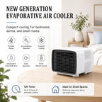  Fournissant Un Refroidissement De 3000BTU, Climatiseur Portable 280W Économie D'Énergie, Déshumidificateur Et Ventilateur, Écran Tactile Sans Fil, Silencieux, Pour Caravane, Tente Et Cuisine