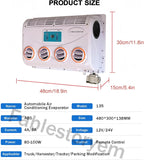GENERIC Climatiseur Portable Avec Télécommande, Alimentation 12 V/24 V, Pas De Consommation De Carburant, Idéal Pour Le Refroidissement Des Véhicules Et Des Petits Espaces