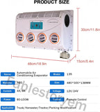 GENERIC Climatiseur De Cabine De Camion, Unité D'évaporateur Pour Semi-remorques, Bus, Camping-cars Et Caravanes, Système Split Compatible 12 V/24 V