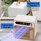  Mini Climatiseur Portable, Système De Refroidissement Silencieux De 5000 BTU, Sans Kit De Fenêtre, Télécommande Tactile, Fonction Minuterie, Idéal Pour La Maison Et La Chambre.