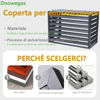  Housse étanche Toutes Saisons Pour Pompe à Chaleur De Climatiseur 1,5P (L100W50H70) – Protection Pour Unités CVC – Bouclier Résistant Aux Intempéries Pour Une Utilisation En Extérieur