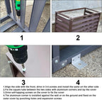 GENERIC Housse De Protection En Aluminium Pour Climatiseurs MiniSplit - Durable Et Antivol - Résistante Aux Intempéries - Convient Aux Pompes à Chaleur - Idéal Pour Toutes Les Saisons