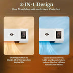GENERIC Ventilateur Avec Télécommande, Silencieux Et économe En énergie Pour Les Chambres à Coucher.Frooître Rapide, Isolant Thermiquement, Facile à Assembler Sans Forage.Idéal Pour Le Bureau à Domicile Et Le