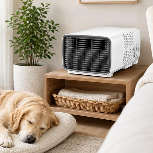  3000BTU Climatiseur Portable, 280W Basse Consommation, Refroidit, Ventile Et Déshumidifie, Écran Tactile Sans Fil, Ultra-Silencieux Pour Caravane, Camping Et Bureau De Cuisine