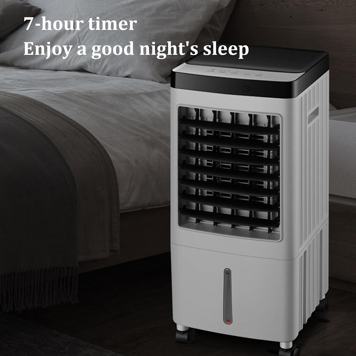  Climatiseur Portable, Petit Refroidisseur D'air De Réfrigération à Trois Vitesses De Vent Réglables, Climatiseur Intérieur Avec Minuterie De 7 Heures, Pratique à Déplacer,pour Chambres à Coucher, Sal