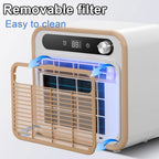  Mini Climatiseur Portable, Système De Refroidissement Silencieux De 5000 BTU, Sans Kit De Fenêtre, Télécommande Tactile, Fonction Minuterie, Idéal Pour La Maison Et La Chambre.