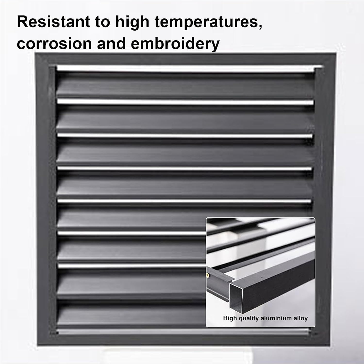 GENERIC Housse De Protection Pour Climatiseur – Protection Décorative En Aluminium Pour Pompe à Chaleur Pour Maison Et Clôture, Unité De Climatisation Extérieure, Résistante Aux Intempéries Et Design élégant