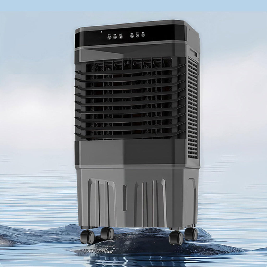 GENERIC Refroidisseur D'air Portable, Ventilateur D'évaporation 3000 CFM Avec Grand Réservoir, Télécommande, Minuterie 12H, Fonctionnement Silencieux, Faible Bruit Pour Le Refroidissement De Bureau à Domicile