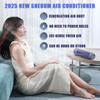  Festberg Cooling Ace Lot De 2 Ventilateurs Tour De Bureau Portable, 3 Vitesses, Ventilateur Tour De Bureau, Rechargeable Par USB, Pour Chambre à Coucher, Bureau, Maison, Restez Au Frais En été, Beige