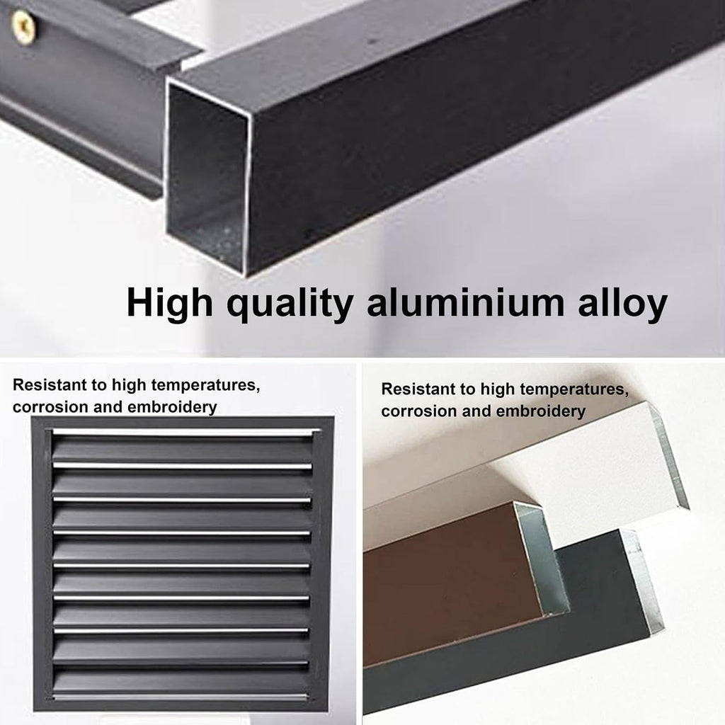 GENERIC Grille De Protection Pour Climatiseur Extérieur – Housse Anti-poussière Grise à Persiennes Pour Réduire Le Bruit Et Résister Aux Intempéries – Bouclier Décoratif Pour Unités AC Et Systèmes Extérieurs