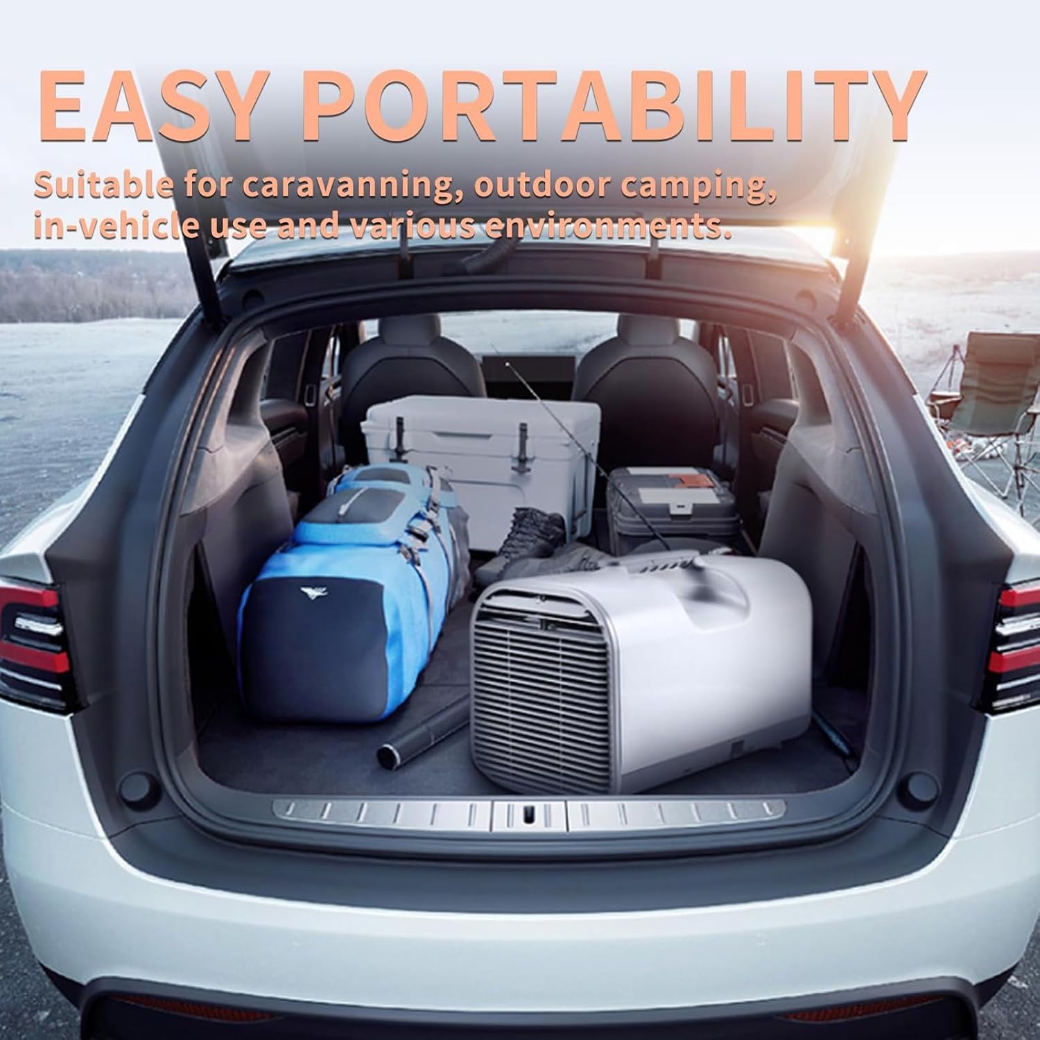GENERIC Petit Climatiseur - Rafraîchisseur D'air Portable Pour Le Camping, La Maison, Le Bureau Et Le Camping-Car - Ventilateur Rafraîchisseur D'air Personnel