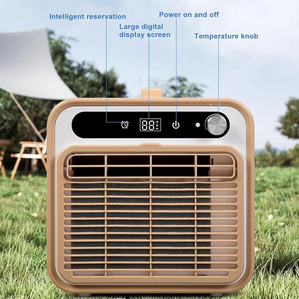  Mini Climatiseur Portable, Système De Refroidissement Silencieux De 5000 BTU, Sans Kit De Fenêtre, Télécommande Tactile, Fonction Minuterie, Idéal Pour La Maison Et La Chambre.