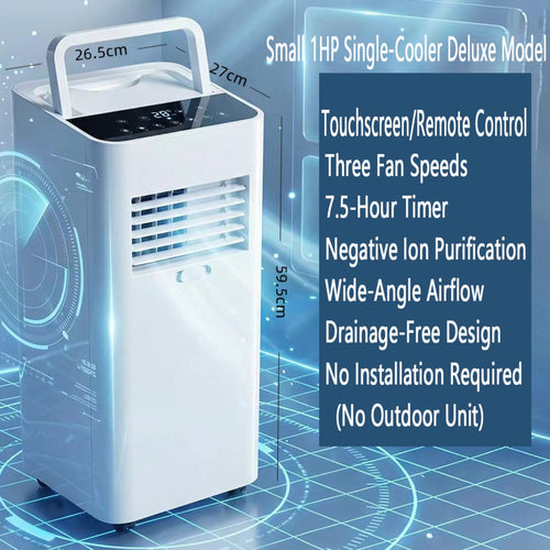  7000 BTU Climatiseurs Portables Avec Télécommande Silencieuse Smart AC Unit Pour Grande Pièce Jusqu'à 300 Sq.Ft Avec Ventilateur De Déshumidificateur De Refroidissement Rapide Silencieux 30dB Mode De