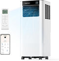  Climatiseur Mobile 7000 BTU, 3-en-1 Écoénergétique Climatiseur Portable, Kit Fenêtre Inclus, Contrôle Via Application/Télécommande, Silencieux <48 DB, Minuterie 24 H, Idéal Pour Pièces Jusqu’à 20 M²