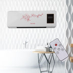 YUYTE Climatiseur Chauffant, Prise UE Polyvalente 220 V Portable à Faible Bruit Mural Refroidisseur D'air Avec Télécommande Pour Maison Salle De Bain Chambre Salon